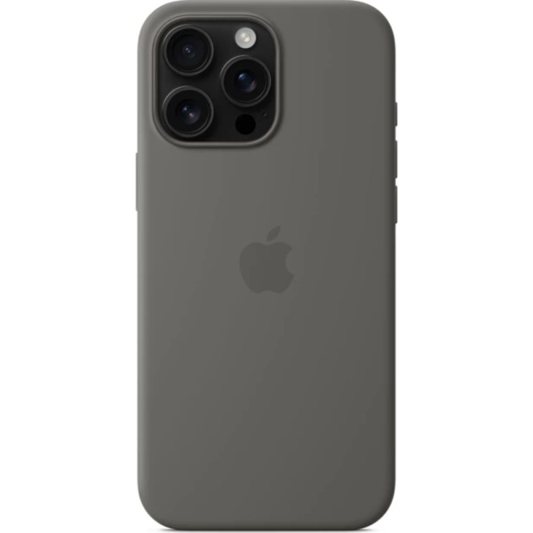 Apple для iPhone 16 Pro Max Silicone с MagSafe серый 3